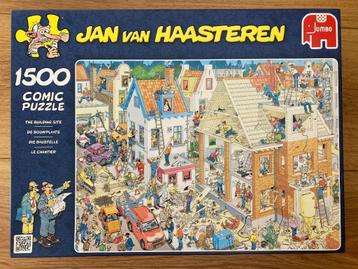 Jan van Haasteren, de Bouwplaats 1500 st.  beschikbaar voor biedingen