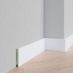 8x Gladde plint 9010 - MDF v313 - 12 x 90 mm - 2440mm, Ophalen of Verzenden, Nieuw