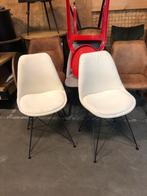 2 Stoelen - stevige stof, metalen onderstel - Laatste kans!, Ophalen, ., Twee, .