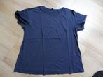 Donkerblauw shirtje korte mouw van de Hema, Kleding | Dames, T-shirts, Hema, Blauw, Maat 38/40 (M), Ophalen of Verzenden