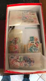 Oude verzameldoos en mappen postzegels, Ophalen, Nederland en Buitenland