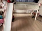 Hoogslaper met glijbaan, trap en ridderdoek, Ophalen of Verzenden, Gebruikt, Hoogslaper