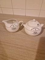 Mooie Artisan Kitchen Set - Melkkan en Suikerpot, Ophalen, Gebruikt, Keramiek, Overige typen