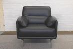 Bora Balanza fauteuil | Zwart leer | Nieuwstaat, Huis en Inrichting, Fauteuils, Modern design, Leolux, Info@andriesign.nl, Ophalen of Verzenden