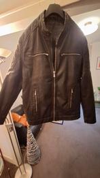 Angelo Litrico Leren Jas Heren, Kleding | Heren, Maat 52/54 (L), Angelo Litrico, Zwart, Ophalen of Verzenden