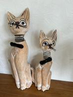 Katten van hout, Ophalen of Verzenden, Zo goed als nieuw, Dier