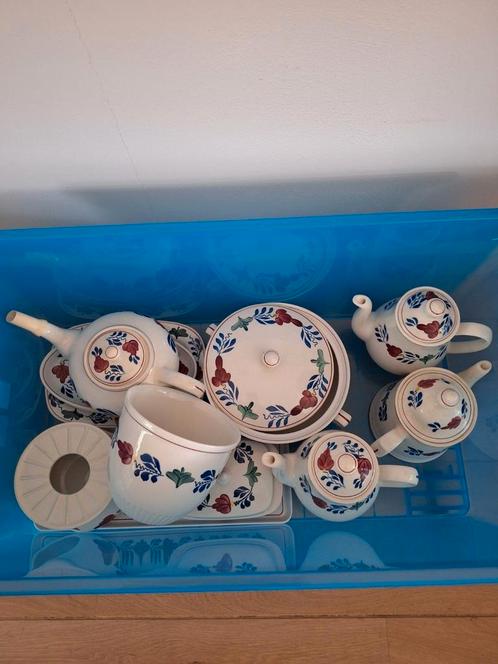 Boerenbont servies allelei, Antiek en Kunst, Antiek | Servies compleet, Ophalen