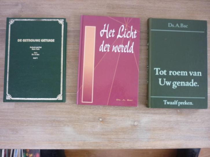 Ds. A. Bac - De trouwe Getuige /het Licht der wereld, Boeken, Godsdienst en Theologie, Gelezen, Christendom | Protestants, Ophalen of Verzenden
