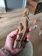 Indonesisch houtsnijwerken beeldje, Antiek en Kunst, Ophalen of Verzenden