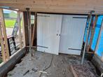Set openslaande schuurdeuren, Tuin en Terras, Tuinhuizen, Ophalen, Gebruikt