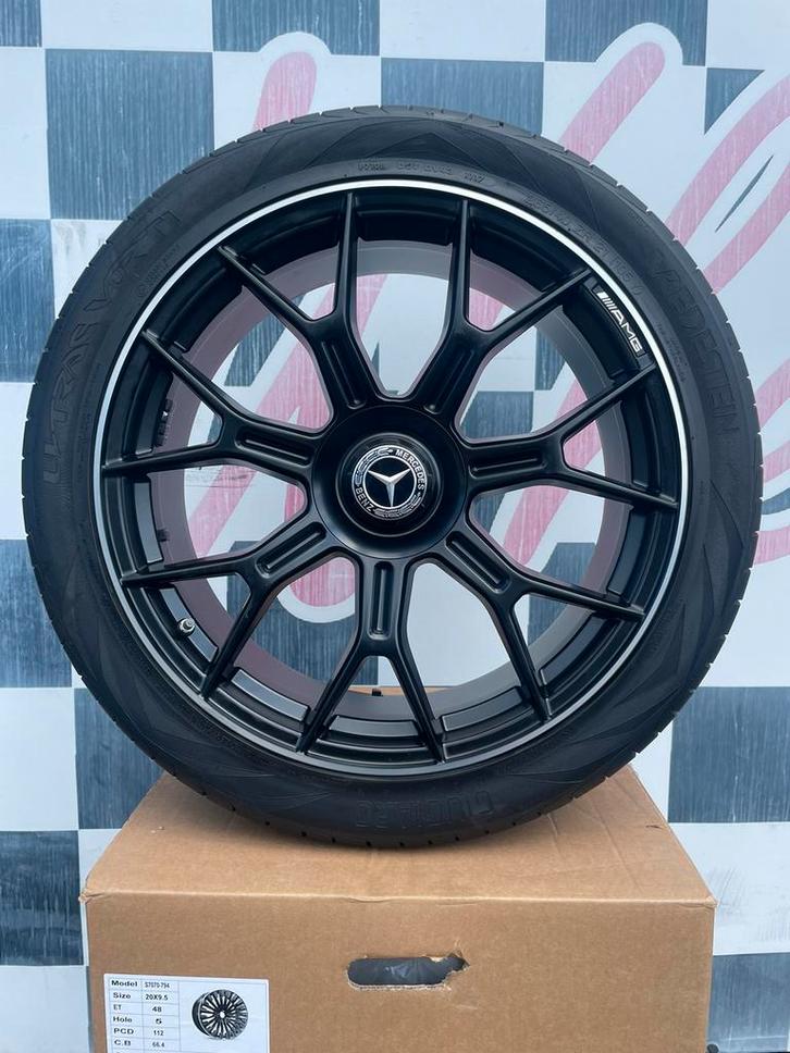 21 inch mercedes AMG GLC velgen W253 5x112 + VREDESTEIN, Auto-onderdelen, Banden en Velgen, Banden en Velgen, Zomerbanden, 21 inch