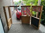 Houten poppenkast/ winkeltje, Kinderen en Baby's, Speelgoed | Buiten | Speelhuisjes, Ophalen, Gebruikt, Hout