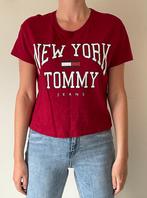 Tommy Jeans t-shirt bordeauxrood maat XS, Ophalen of Verzenden, Zo goed als nieuw, Korte mouw, Maat 34 (XS) of kleiner
