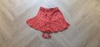 Rokje broekrokje rood met witte bloemen Zara maat M, Maat 38/40 (M), Zwart, Ophalen of Verzenden, Zo goed als nieuw