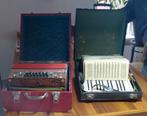 Twee trekharmonica's, Muziek en Instrumenten, Accordeons, Ophalen, Gebruikt, 120-bas, Overige merken