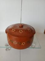 keramiek ovenschaal met deksel, Huis en Inrichting, Keuken | Potten en Pannen, Ophalen of Verzenden, Gebruikt, Overige materialen