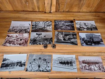 12 prachtige klassieke kermis fotokaarten  beschikbaar voor biedingen