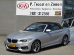 BMW 2 Serie Cabrio 220I M Sport 184pk Automaat NL Auto, Lede, Auto's, BMW, Te koop, Zilver of Grijs, Benzine, Gebruikt