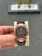 Patek philippe geneve nautilus horloge lerenbandje!, Sieraden, Tassen en Uiterlijk, Horloges | Heren, Leer, Staal, Zo goed als nieuw