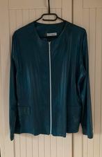 Magna leatherlook jasje petrol  44/46 €24,95, Kleding | Dames, Maat 42/44 (L), Ophalen of Verzenden, Groen, Magna