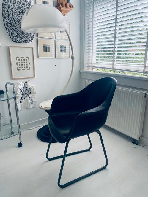 Vintage Tmothy Culton fiberglass stoel met serienummer, Huis en Inrichting, Stoelen, Gebruikt, Eén, Overige materialen, Zwart