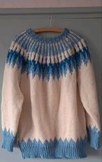 Dikke handgebreide wollen trui, IJslandse style, mt 44, Kleding | Dames, Truien en Vesten, Overige kleuren, Maat 42/44 (L), Ophalen of Verzenden