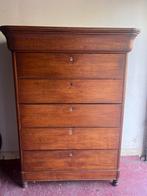 eikenhouten chiffoniere chiffonière Biedermeier kast pronk, Ophalen of Verzenden