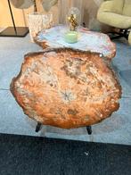 prachtige plak versteendhout uit Madagaskar, zeldzame kleur, Ophalen of Verzenden