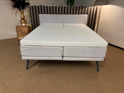 Boxspring Elektrisch 160x200 Grijs Direct/leverbaar/Enschede, Huis en Inrichting, Slaapkamer | Boxsprings, Nieuw, 160 cm, 200 cm