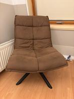 Draaifauteuil Clayton | relaxstoel | Cognac, Huis en Inrichting, Fauteuils, Ophalen, Zo goed als nieuw, 75 tot 100 cm, 50 tot 75 cm