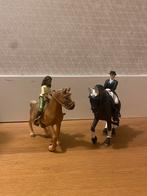 Schleich, wedstrijd paard + poppetje en mystery + sarah, Ophalen of Verzenden, Zo goed als nieuw