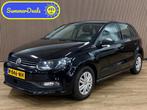 Volkswagen Polo 1.0 Comfortline|Airco|5 Deurs|, Voorwielaandrijving, Stof, Gebruikt, Zwart