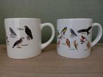 Koffie mokjes vogels, Huis en Inrichting, Keuken | Servies, Ophalen of Verzenden, Zo goed als nieuw, Overige stijlen, Kop(pen) en/of Schotel(s)