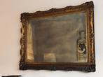 Antieke spiegel in schilderijlijst, 140x110 cm, Antiek en Kunst, Ophalen, Rechthoekig, 100 tot 150 cm