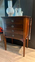Mahonie ladenkast exclusief model, Huis en Inrichting, Ophalen, Gebruikt, 25 tot 50 cm, Minder dan 100 cm