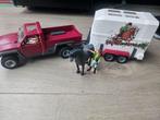 Schleich truck met trailer, Ophalen of Verzenden, Zo goed als nieuw