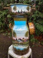 Schitterende stalen melkbus met theems, Ophalen, Gebruikt