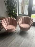Richmond fauteuils schelpvormig - roze, Ophalen, 75 tot 100 cm, Zo goed als nieuw, 75 tot 100 cm