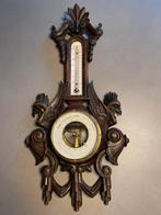 Houtgesneden barometer, Ophalen of Verzenden, Zo goed als nieuw, Barometer