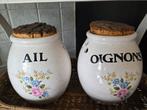 Franse voorraadpotten, Ophalen, Overige kleuren, Aardewerk of Porselein, Zo goed als nieuw