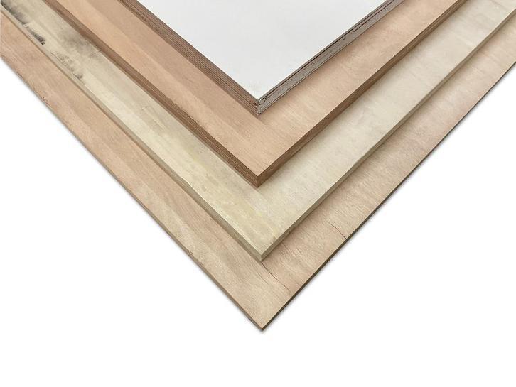 Plaatmateriaal - Okoume - Gegrond & ongegrond - Int. en Ext., Doe-het-zelf en Verbouw, Platen en Panelen, Nieuw, Hout, Minder dan 20 mm