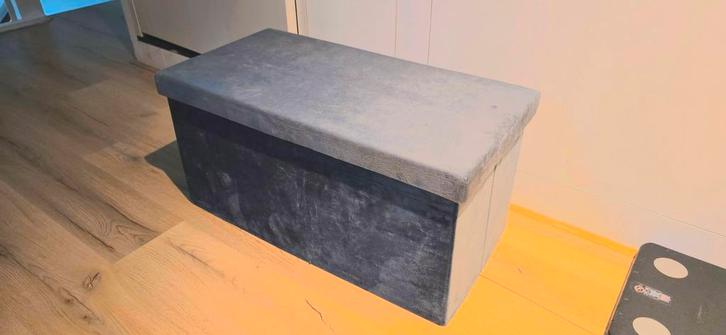 Opbergpoef / Voetenbank, Huis en Inrichting, Banken | Voetenbanken en Poefen, Zo goed als nieuw, 50 tot 75 cm, 50 tot 75 cm, Rechthoekig