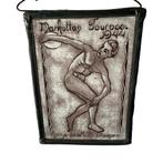 Art Deco glas in lood sportprijs 100 m B dames. 1944., Ophalen of Verzenden