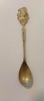 Vintage Verzilverde Lepel Goudkleurig Berg & Bos Pako Rhenen, Ophalen of Verzenden, Zo goed als nieuw