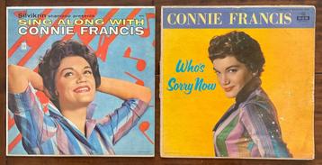 2x LP: Connie Francis - Sing Along + Who’s Sorry Now beschikbaar voor biedingen