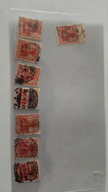 Duitse postzegels begin 20e eeuw beschikbaar voor biedingen