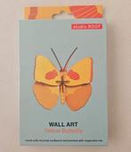 Wall art Yellow Butterfly, Ophalen of Verzenden, Nieuw