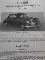 Autofolder Kaiser"frazer, Ophalen of Verzenden, Zo goed als nieuw, Overige merken