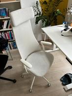 Ikea JÄRVFJÄLLET Bureaustoel met armleuningen, Huis en Inrichting, Bureaustoelen, Ophalen, Ergonomisch, Zo goed als nieuw, Wit