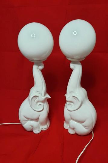 Postmoderne keramiek lampen olifant, lees de beschrijving beschikbaar voor biedingen